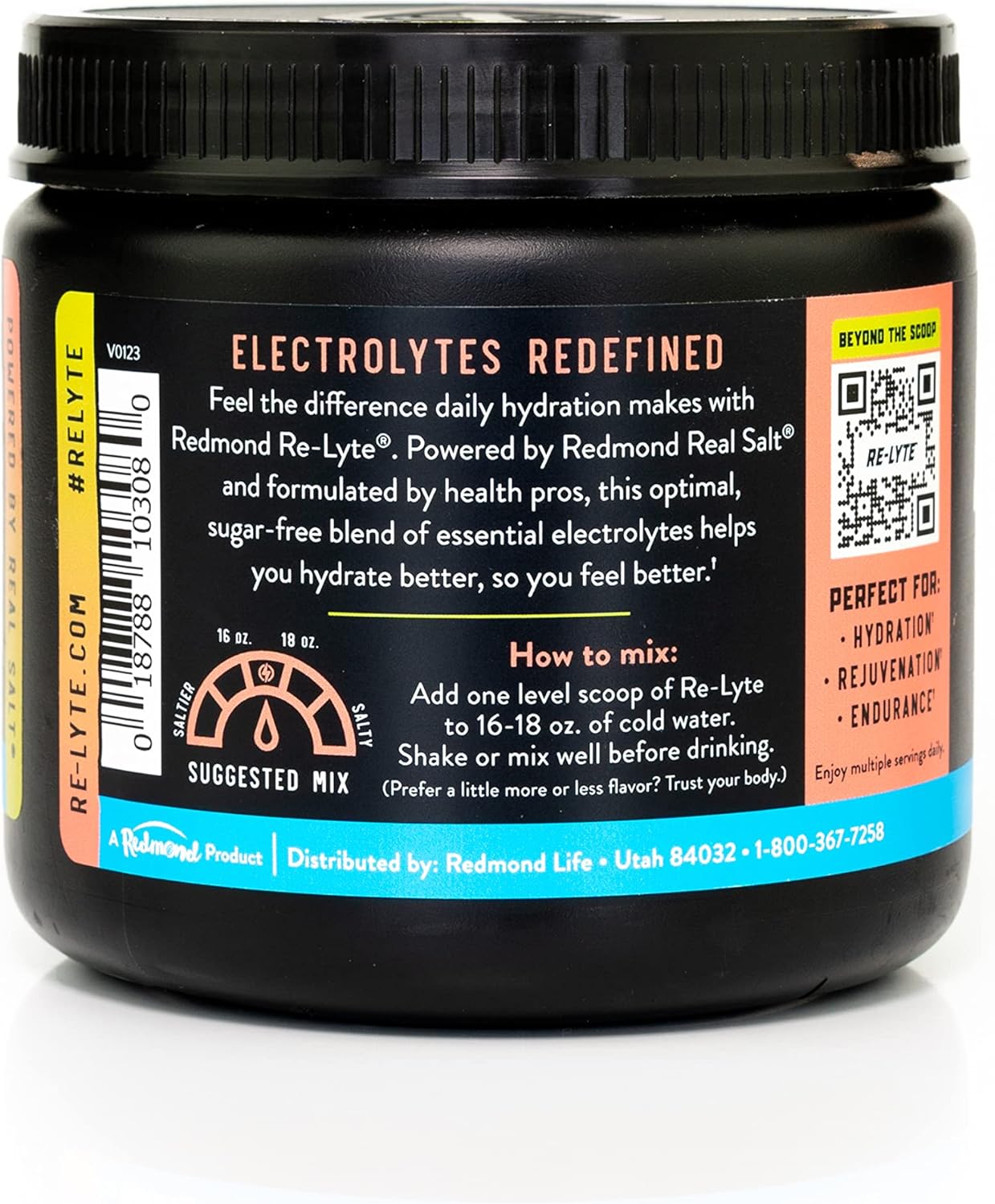 Redmond Re-Lyte Hydration Electrolyte Mix - Watermelon Lime Flavor