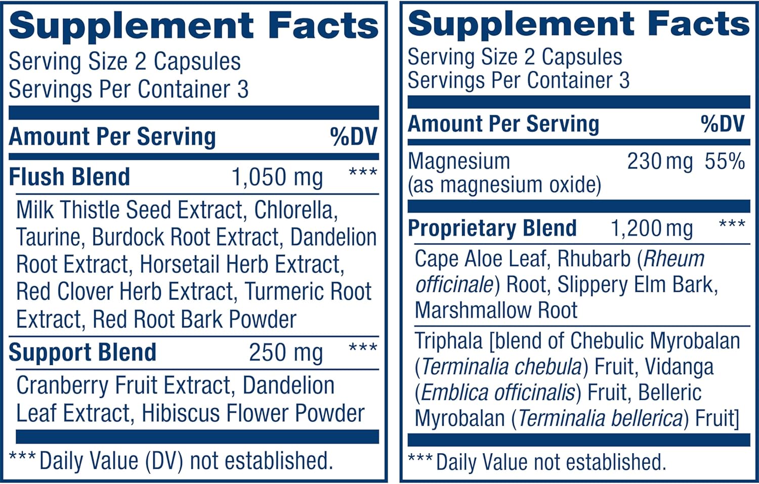 Renew Life Total Body Reset 3-Day Cleanse Capsules - Digestive Wellness, Regularity, Herbal Blend with Magnesium, Cranberry - 12 Count