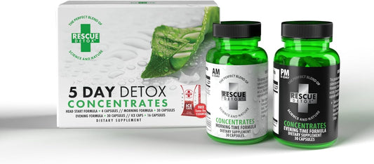 Rescue Detox 5 Day Concentrates +Plus | Total Toxin Elimination for Good