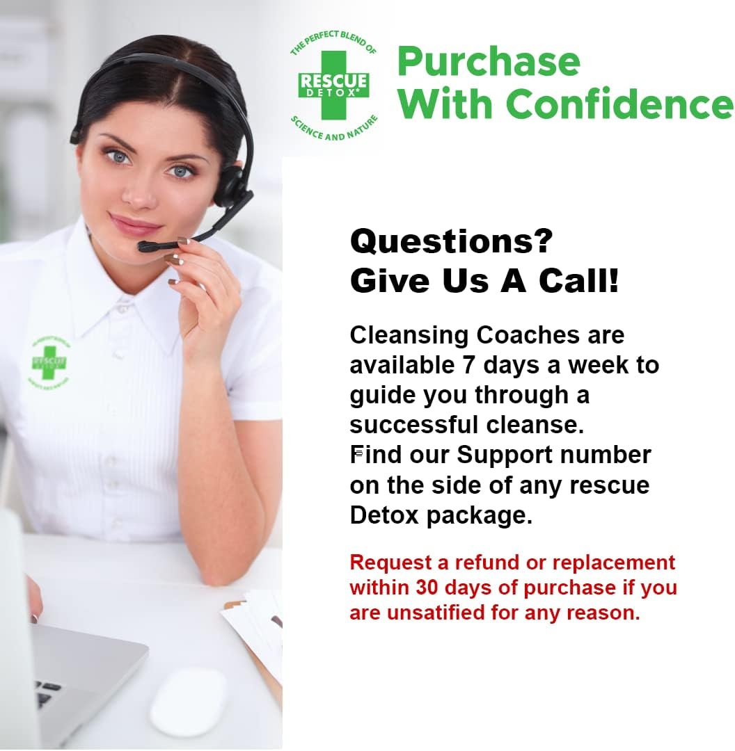 Rescue Detox 5 Day Concentrates +Plus | Total Toxin Elimination for Good