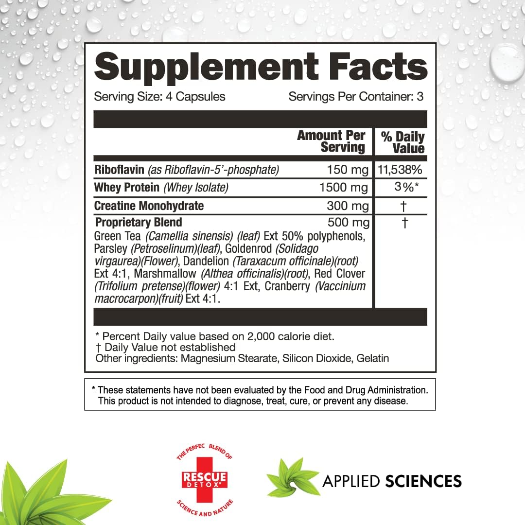 Rescue Detox ICE CAPS 12ct | Fast-Acting Cleansing Capsules - 90 Minutes to 5 Hours