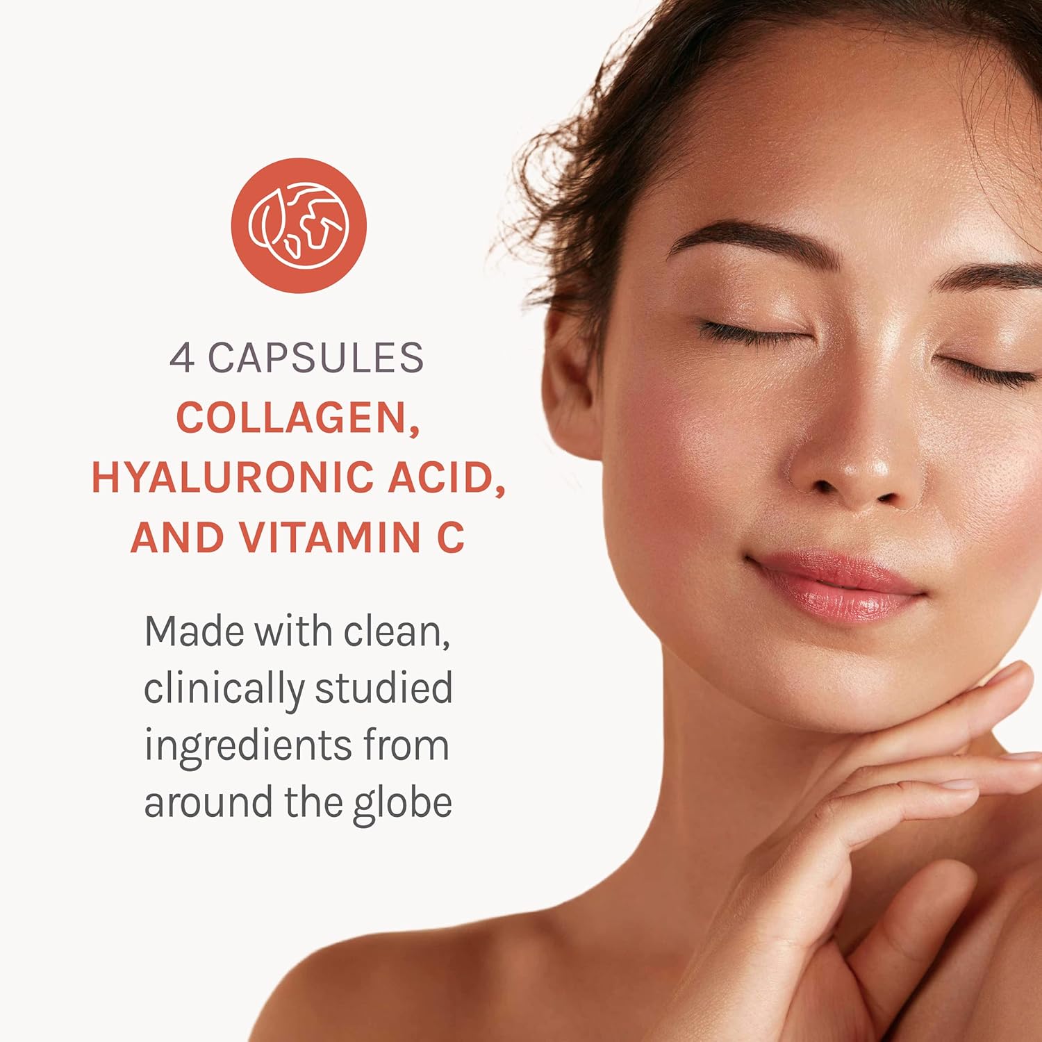 Reserveage Beauty Collagen Replenish Supplement - Supports Skin Care, Hair Growth, and Elastin Production - 120 Capsules