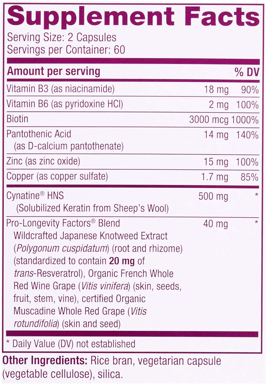 Reserveage Nutrition Beauty Bundle: Resveratrol Antioxidant & Keratin Hair Booster for Heart Health, Cellular Support, Hair Growth & Nail Strength - 30 + 120 Capsules