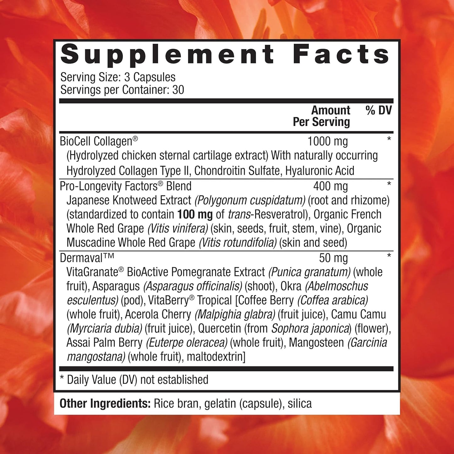 Reserveage Nutrition Ultra Collagen Booster Skin Supplement 90 Capsules - Supports Healthy Collagen Production