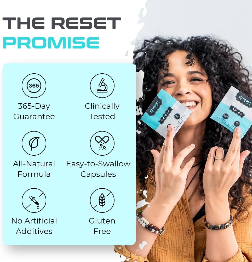 Reset Labs DHM & Milk Thistle After Drinking Capsules - Liver Support & Restore Pills with Ginger & Electrolytes - Better Morning Hangover Relief (6 Pack)