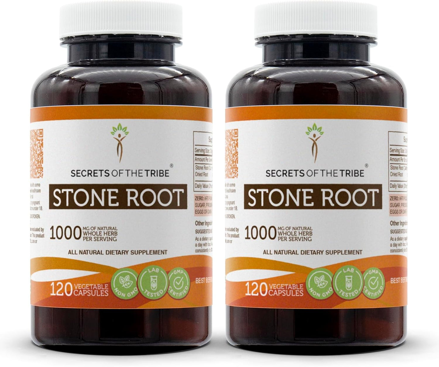 Responsibly Farmed Stone Root Capsules - 1000mg (2x120) - Secrets of the Tribe