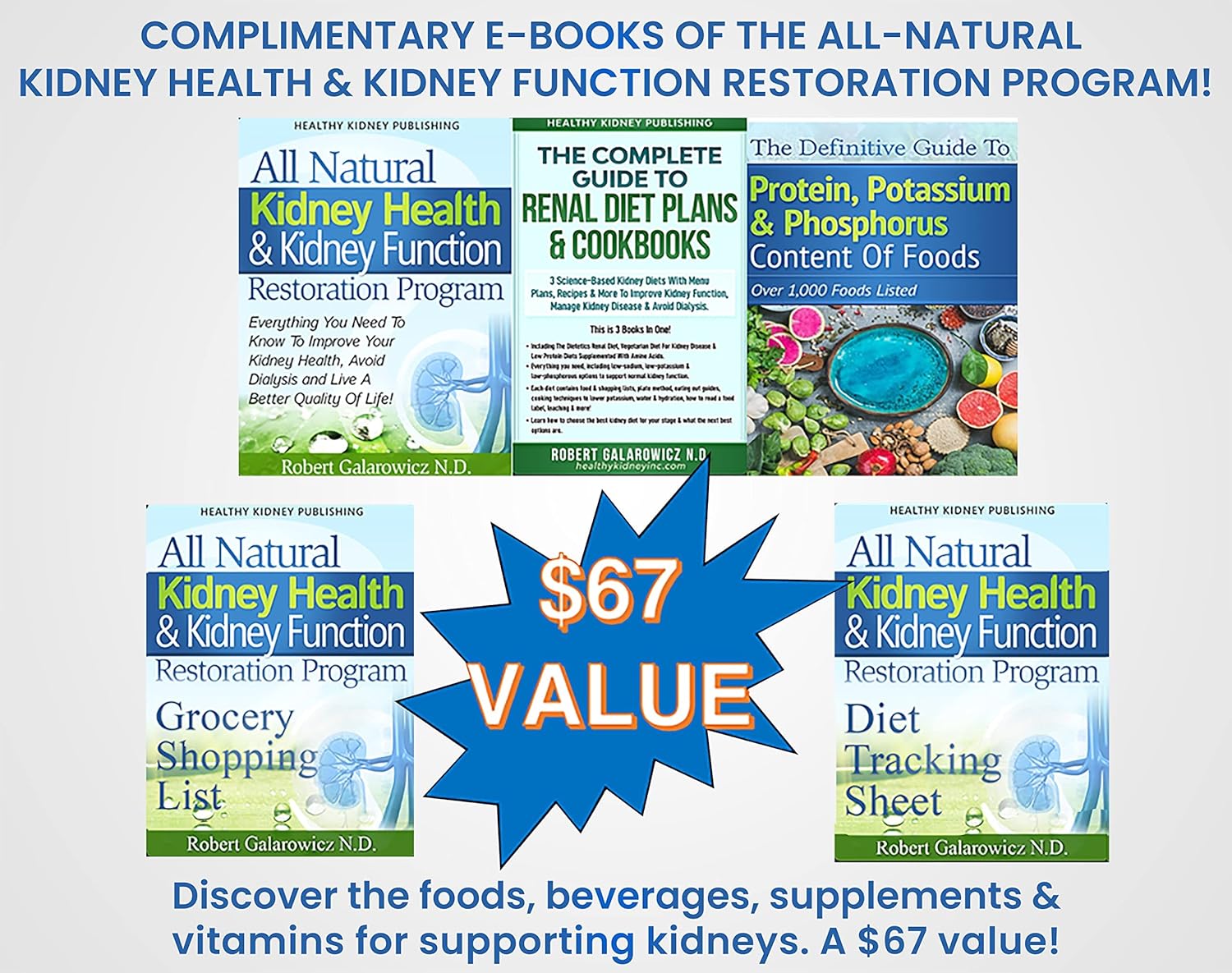 Restorative Kidney Support Supplement with Bio Fiber for Detox & Repair - 5 LBS 2 Pack - Kidney Health Tea Additive - Remove Waste & Improve Kidney Health