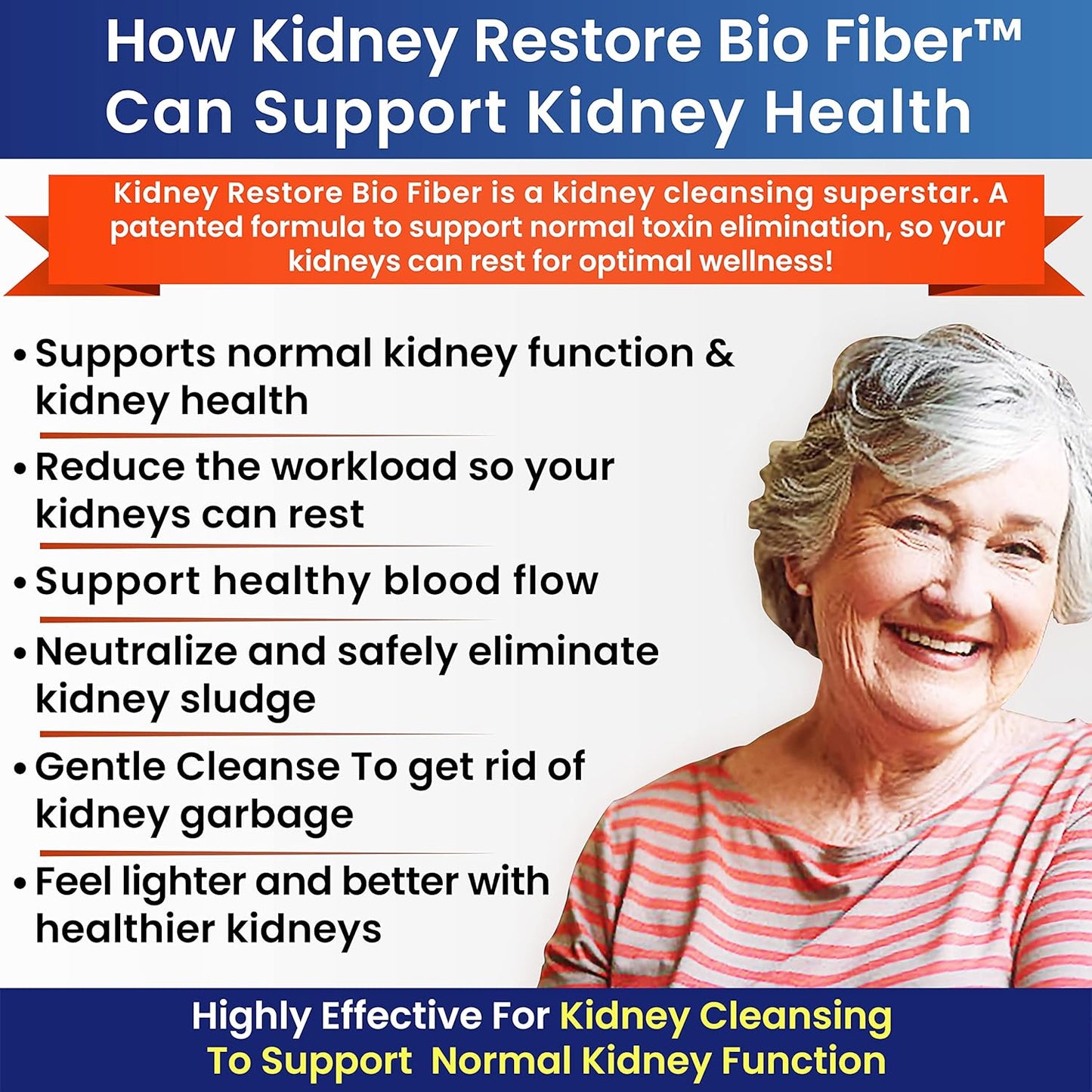 Restorative Kidney Support Supplement with Bio Fiber for Detox & Repair - Improve Kidney Health with Tea Additive - 2.5 LBS