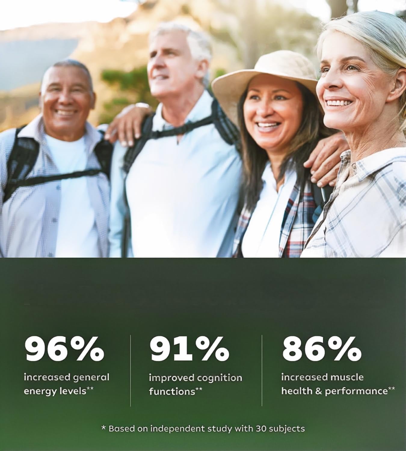 Reus Research Liposomal NAD Supplement with NR, Resveratrol, Quercetin - High Purity Anti-Aging Energy Focus - 80 Doses