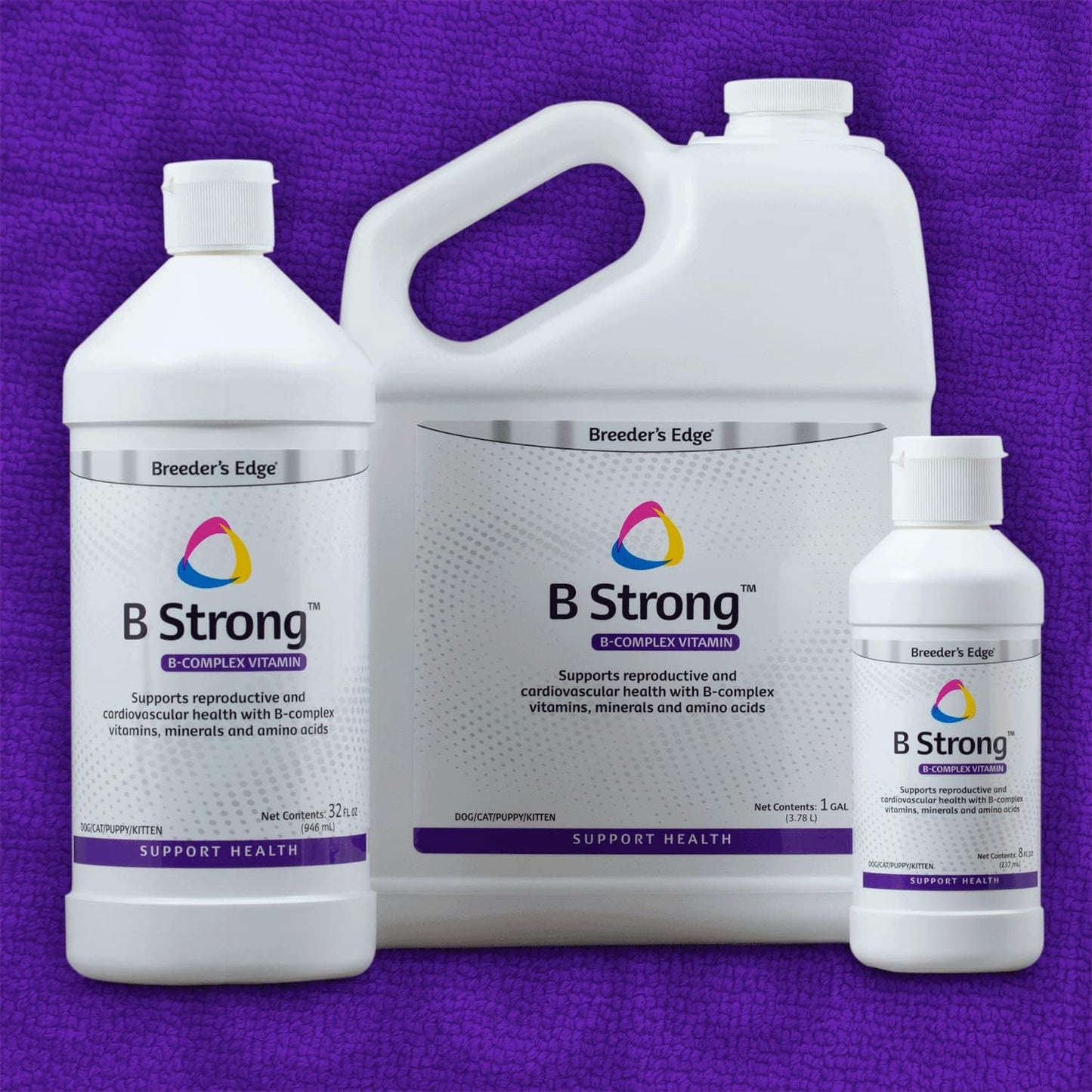Revival Animal Health Breeder's Edge B Strong Liquid Supplement for Dogs, Cats, Puppies & Kittens - 32 oz Bottle