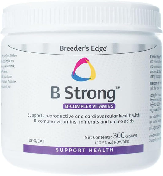 Revival Animal Health Breeder's Edge B Strong Powder - 300 gm B-Complex Vitamins for Breeders
