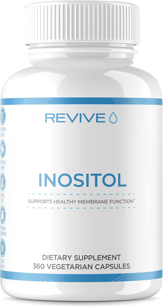 Revive MD Inositol Capsules - Promotes Healthy Membrane Function (360 Vegetarian Capsules)