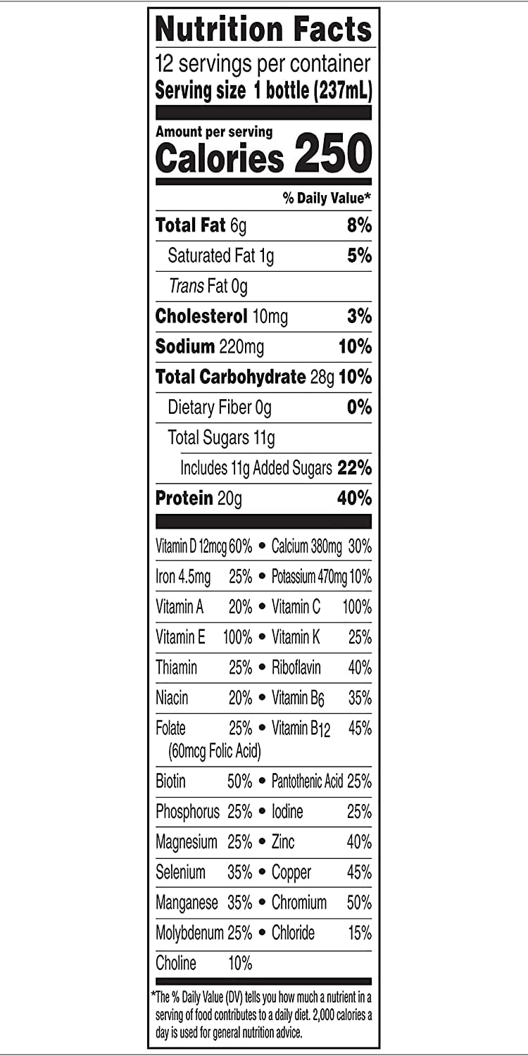 Rich Chocolate BOOST High Protein Ready to Drink - 8 FL OZ (Pack of 12) - Balanced Nutritional Beverage
