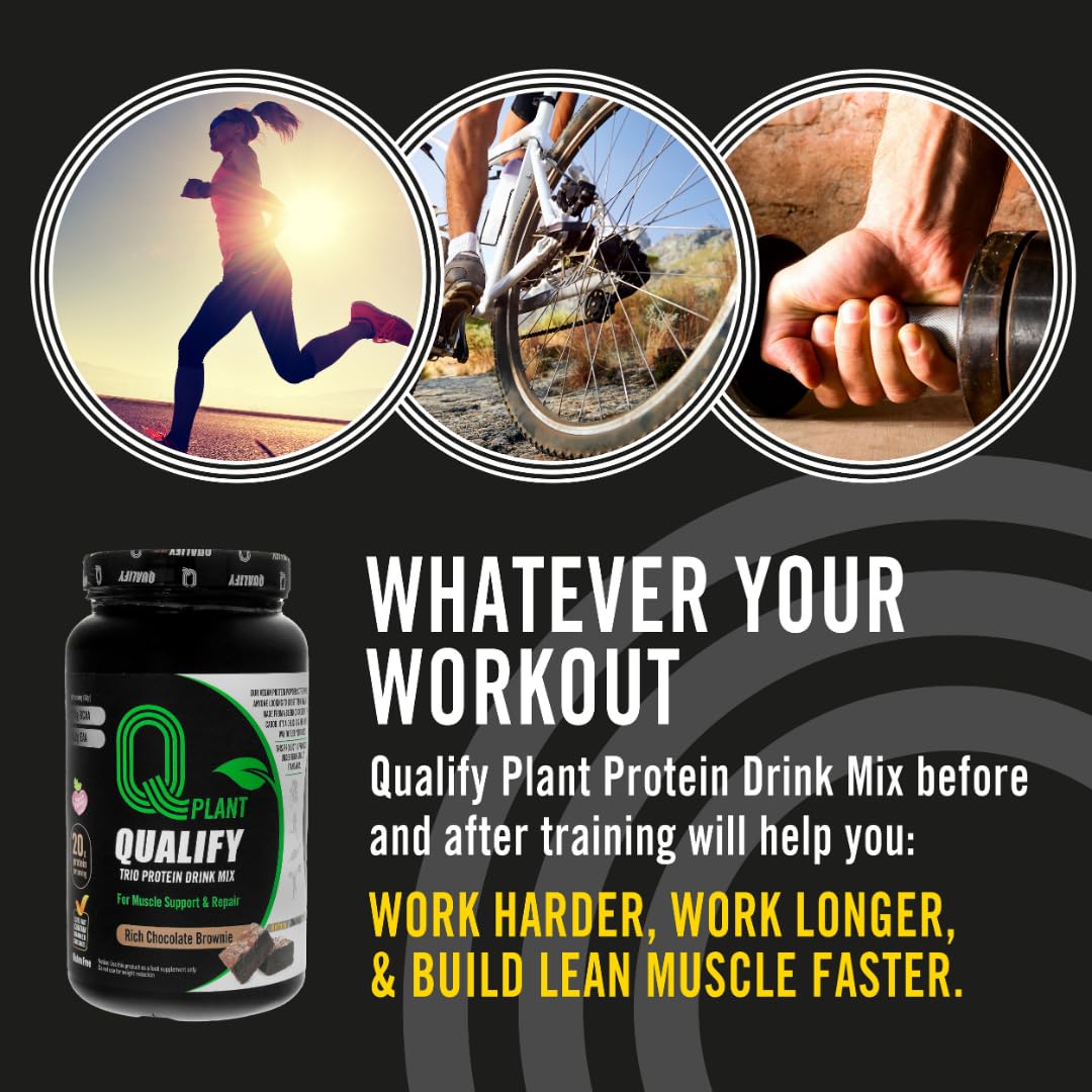 Rich Chocolate Brownie Flavored Plant Protein Powder Mix – Gluten Free, Vegan, Highly Kosher, 20g Protein, 2.4g BCAA, 1.65lb