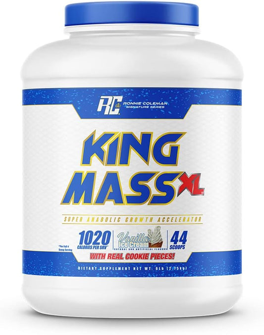 Ronnie Coleman Signature Series King Mass XL Vanilla Ice Cream 2.75kg - High-Quality Mass Gainer Supplement