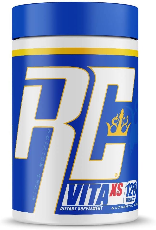 Ronnie Coleman Signature Series Vita XS Multivitamin: Daily B Vitamin & Mineral Support for Men and Women, 120 Tablets