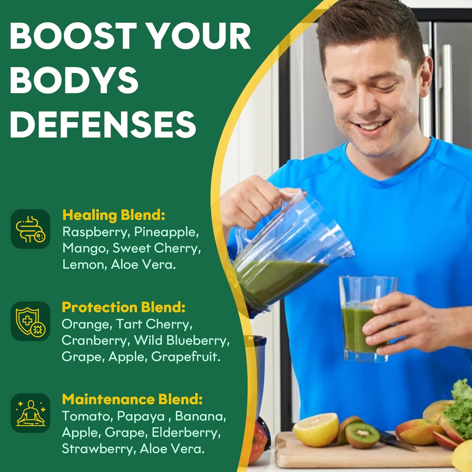 Rootie Whole Fruits and Veggies Supplement - 39 Powerful Blend, Fill Nutritional Gaps, Boost Energy and Well-being - Non-GMO, Vegan, Gluten Free - Made in USA (30 Day Supply)