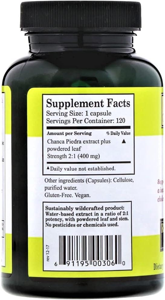 Royal Chanca Piedra™ Kidney-Bladder Support Capsules for Improved Kidney and Bladder Health - 120 Veg Caps