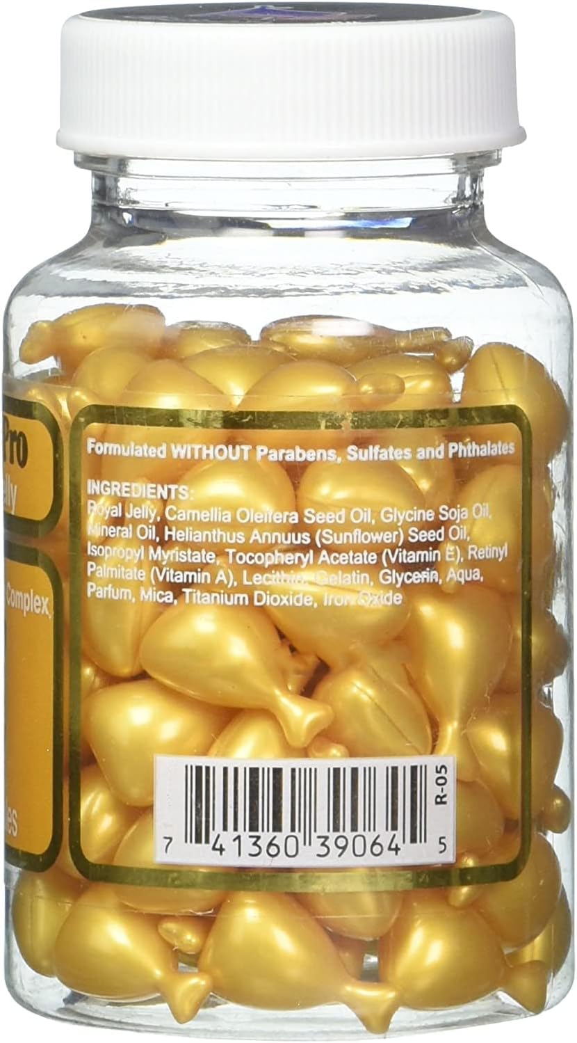 Royal Jelly & Vitamin E Skin Oil Capsules for Healthy Skin - 90 Count