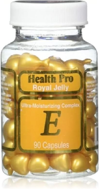Royal Jelly & Vitamin E Skin Oil Capsules for Healthy Skin - 90 Count