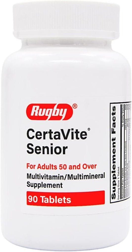 RUGBY LABORATORIES CertaVite Senior Multivitamin Supplement - Adults 50+ - 90 Tablets