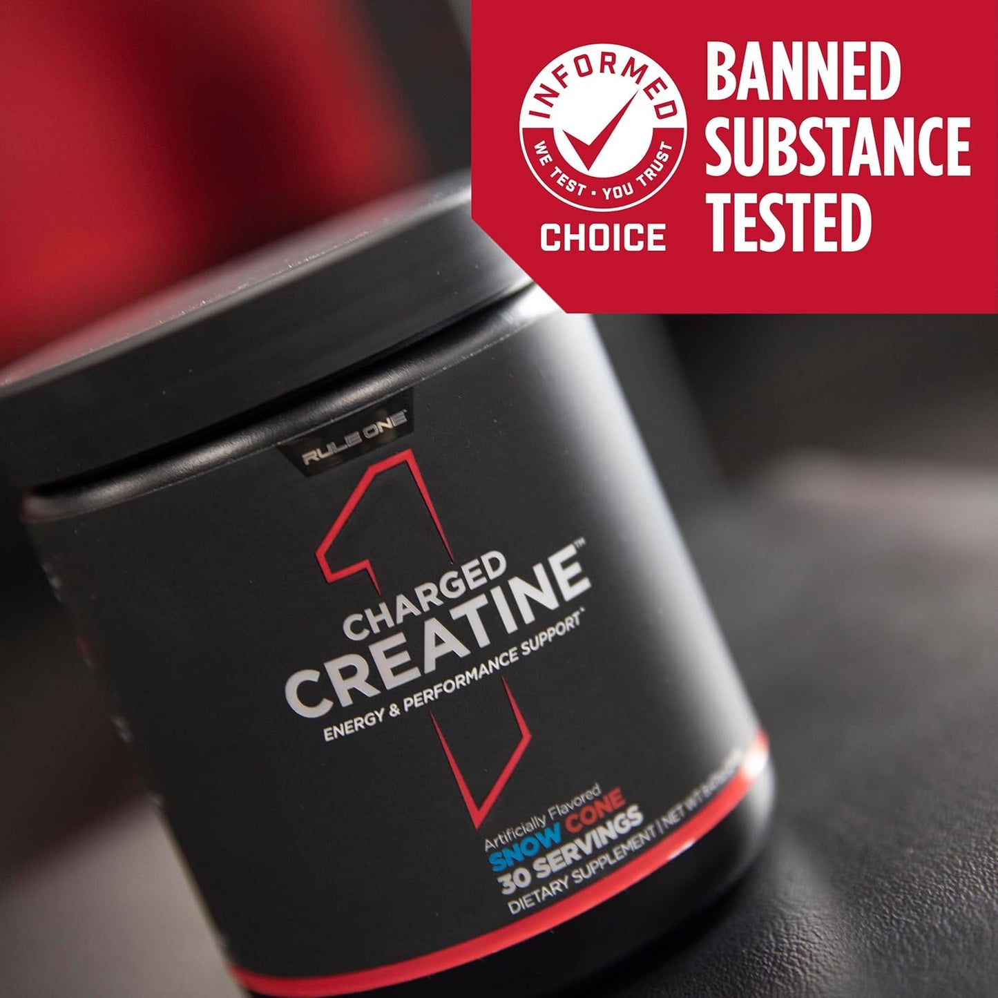 Rule 1 Charged Creatine: Multi-Function Workout Supplement for Intensity, Performance, & Hydration Support