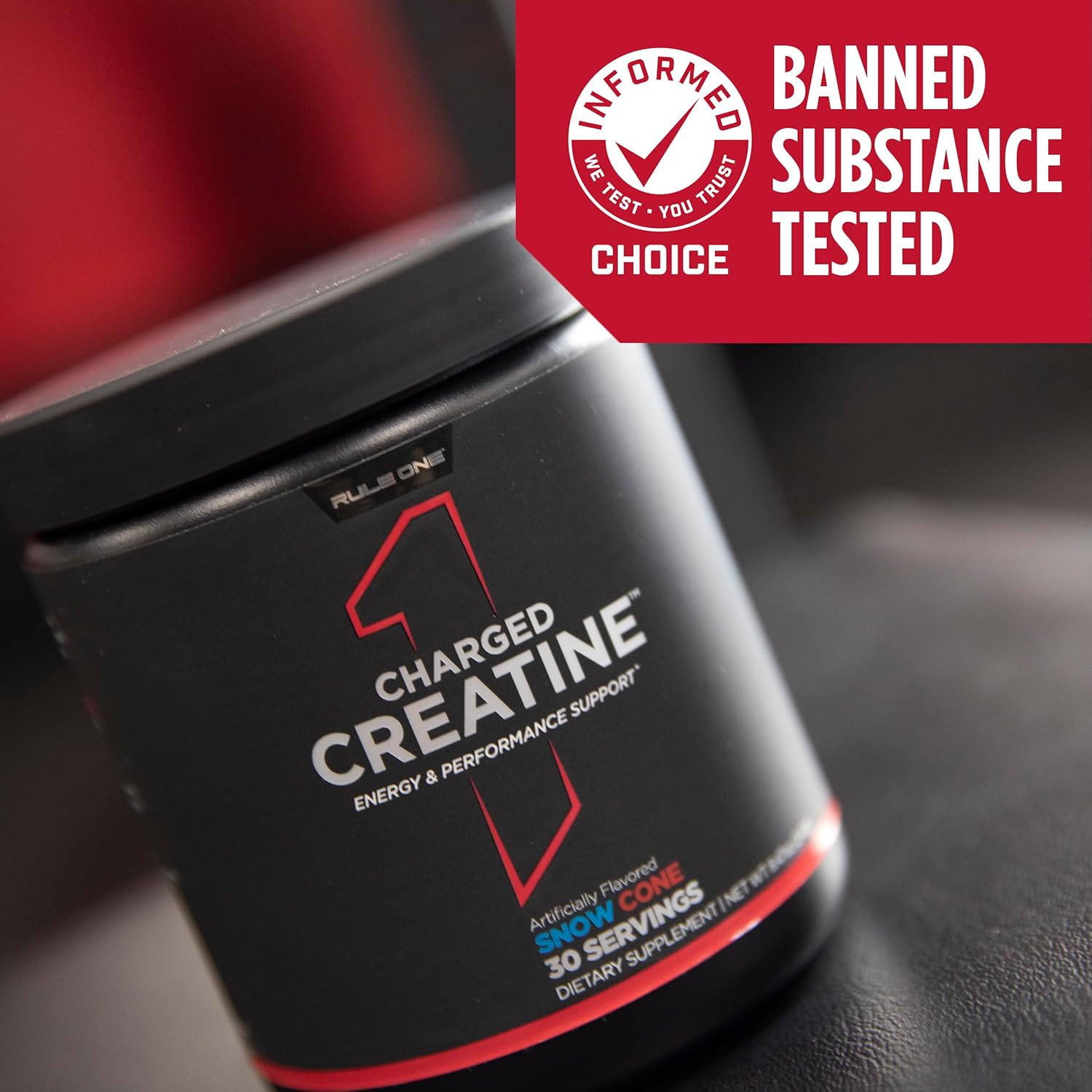 Rule 1 Charged Creatine: Multi-Function Workout Supplement for Intensity, Performance, & Hydration Support