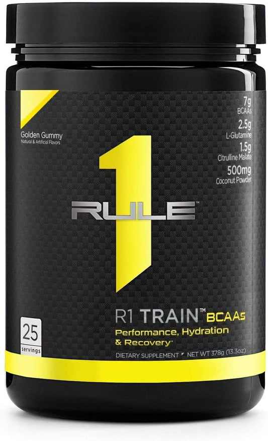 Rule 1 Proteins One R1 Train Bcaas 25 Servings, Golden Gummy Flavor - 378g