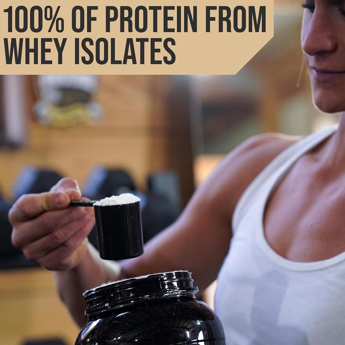 Rule One Proteins R1 Protein - Natural Dark Chocolate Flavored Whey Isolate Powder with 25g Protein & 6g BCAAs, 4.3 lb