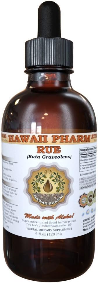 Ruta Graveolens Liquid Extract Tincture Herbal Supplement 2 fl.oz USA-Made by HawaiiPharm