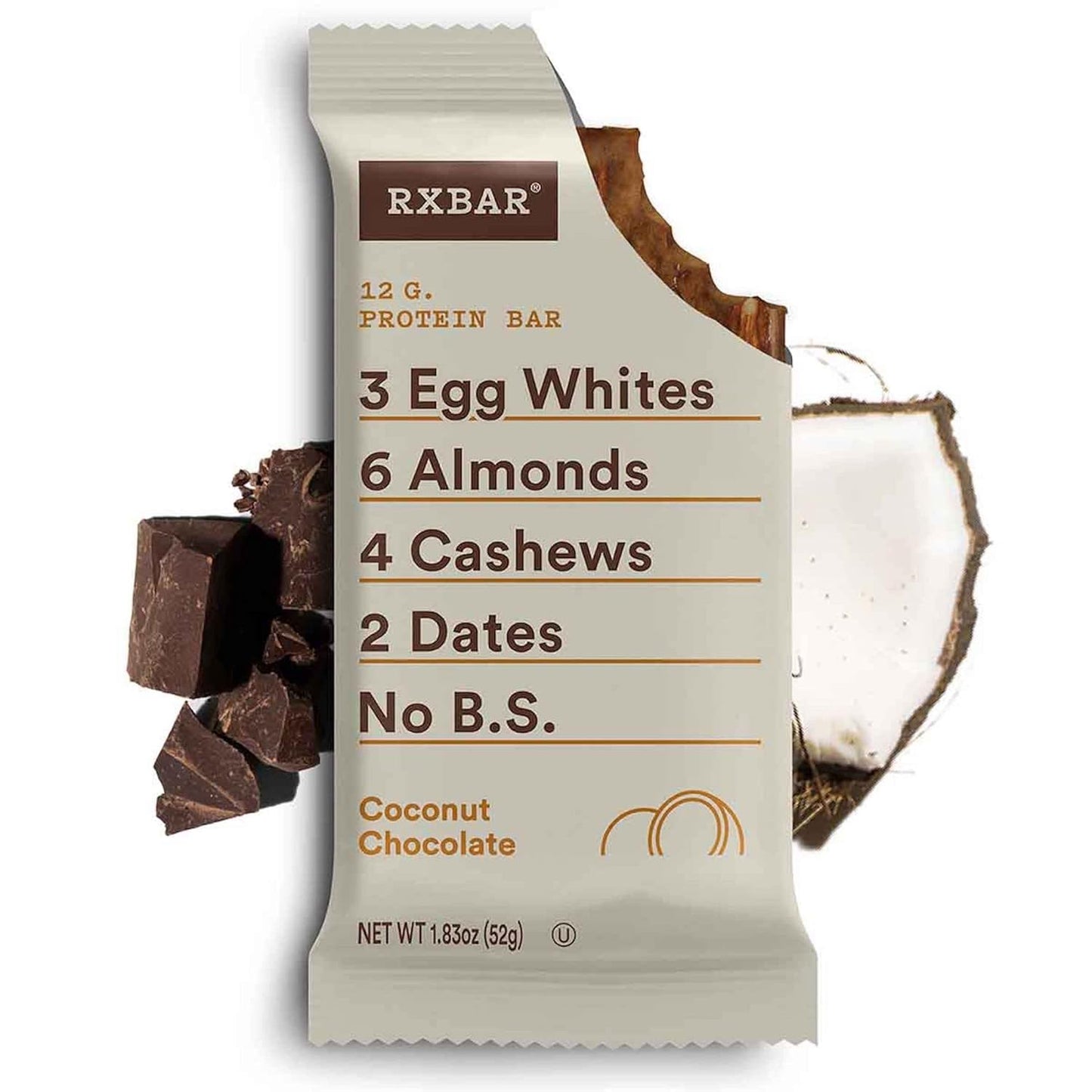 RXBAR Protein Bar Variety Pack - 1.83oz Bars, 6 Flavors - 12 Count Pack