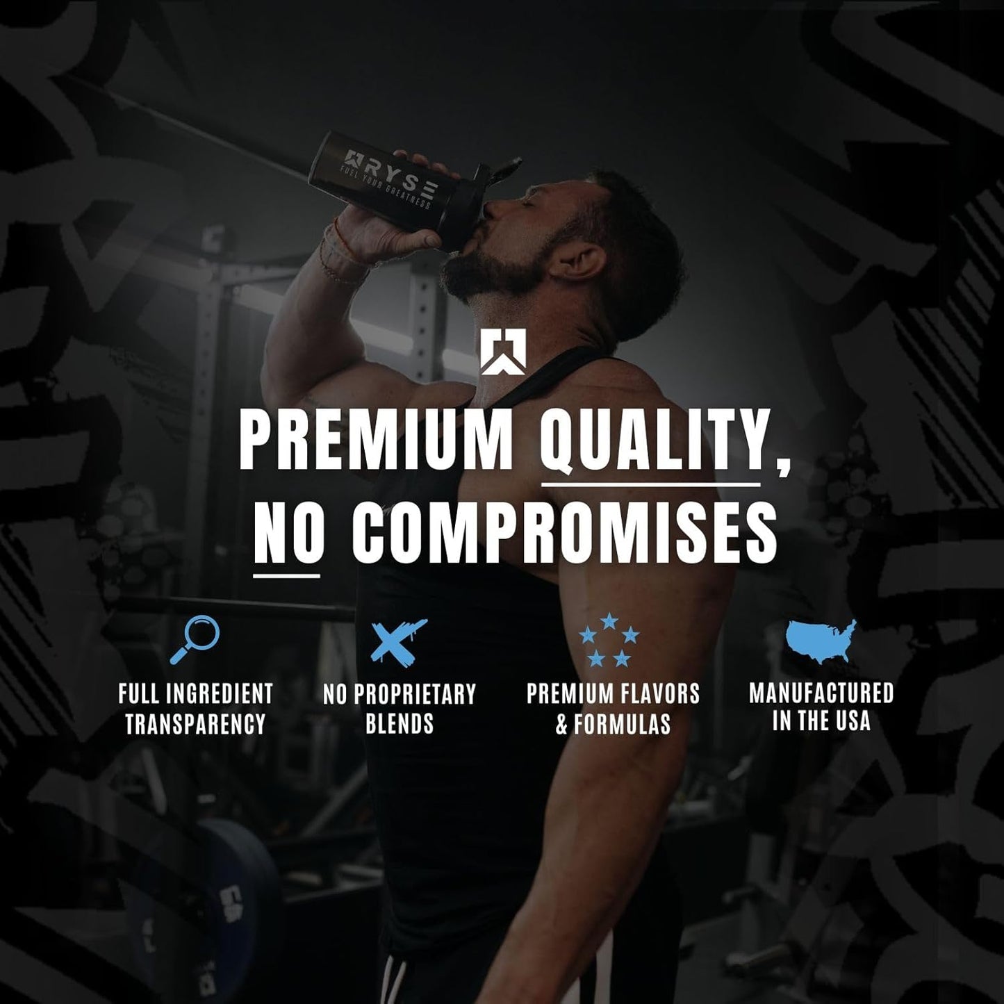 RYSE Element Series BCAA Focus Supplement - Hydrate, Recover, and Stay Focused with BCAAs, Caffeine, and Electrolytes - Tropical Punch Flavor - 30 Servings