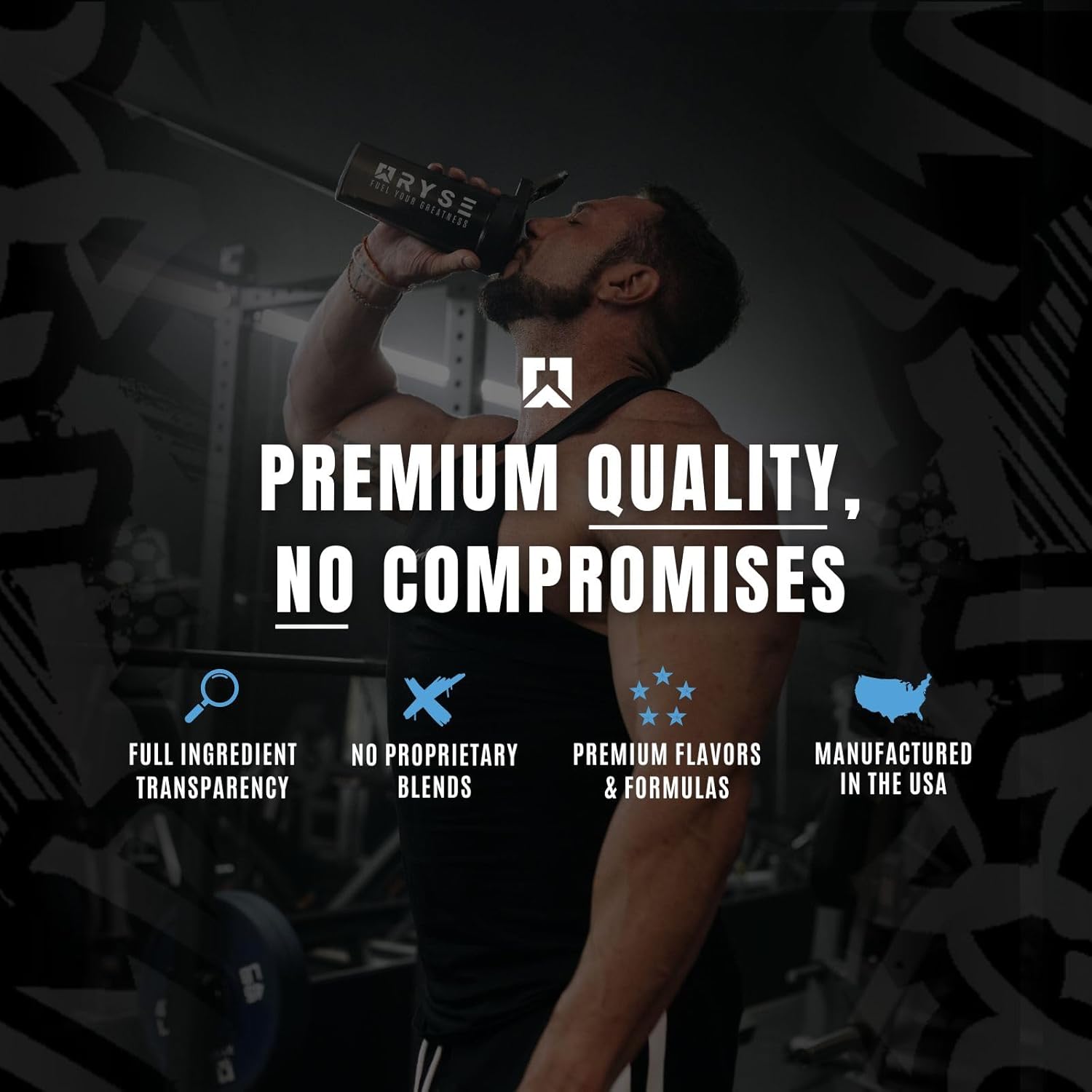 RYSE Element Series BCAA Focus Supplement - Hydrate, Recover, and Stay Focused with BCAAs, Caffeine, and Electrolytes - Tropical Punch Flavor - 30 Servings