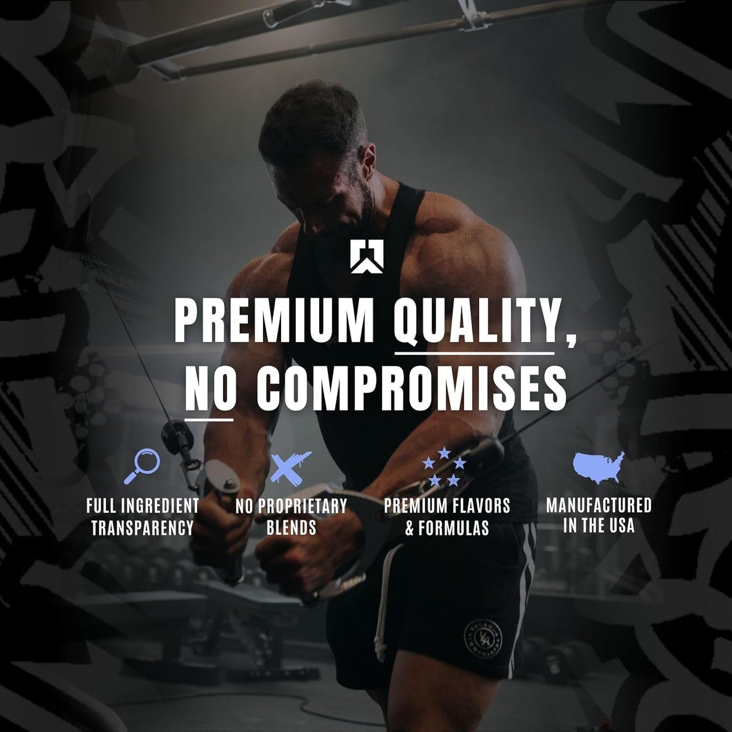 RYSE Noel Deyzel x Godzilla Pre Workout Supplement - Intense Energy, Pumps, & Focus - Citrulline, Beta Alanine, 400mg Caffeine - 40 Servings (Blue Raspberry)
