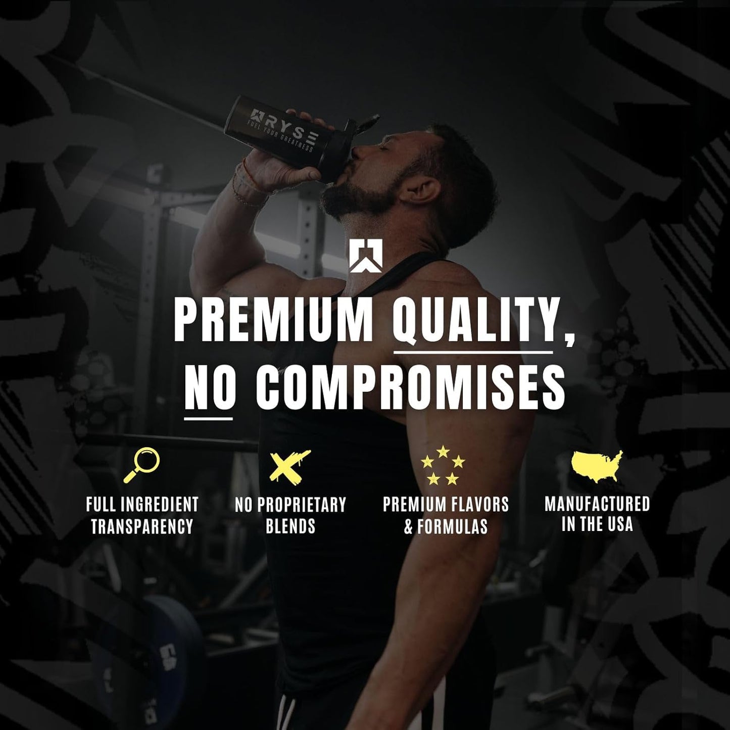 RYSE Up Element Series BCAA Focus Supplement - Hydrate, Focus, Recover - Versatile Blend with BCAAs, Caffeine, & Electrolytes - 30 Servings (Country Time Lemonade)