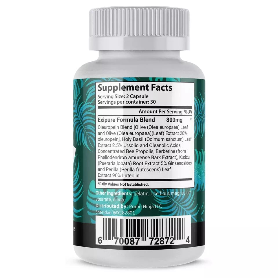 Exipure Pills Advanced Formula - 5 Pack of 300 Capsules for Slimming Formula and Metabolism Support