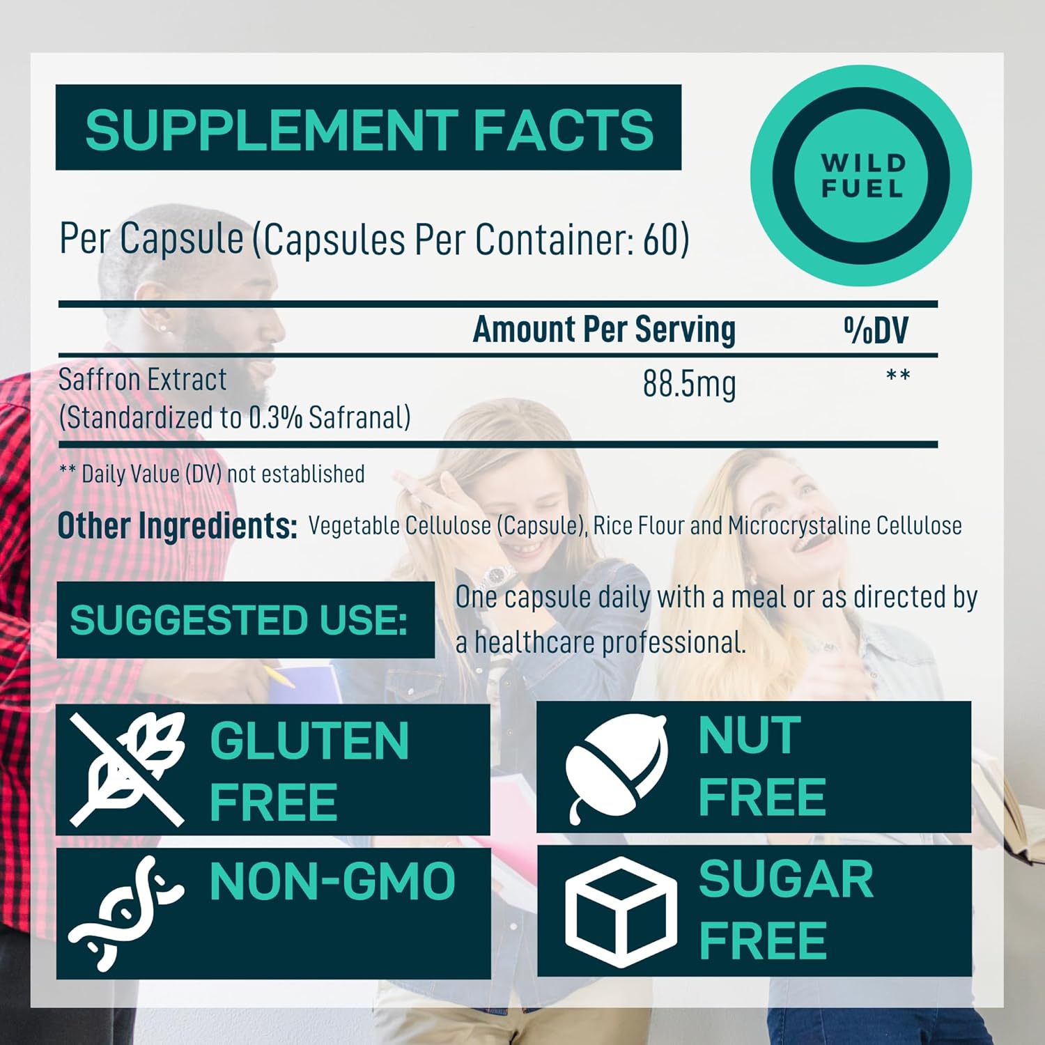 Saffron Extract and Liquid Collagen Bundle with Biotin - WILD FUEL