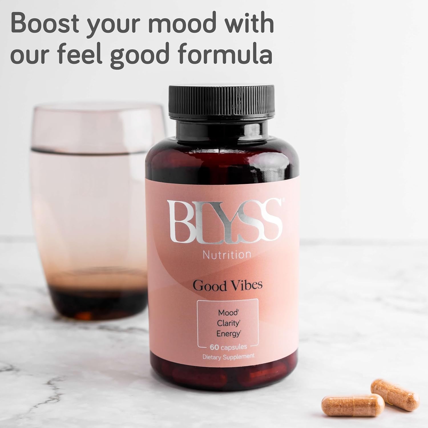Saffron Extract Pills for Women - Boost Energy, Mood, & Metabolism - Non-GMO, Gluten Free Vegan Capsules - BLYSS Nutrition