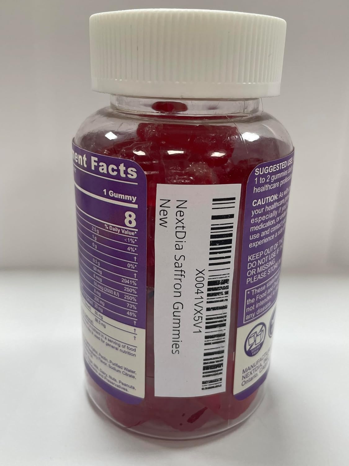 Saffron Magnesium Gummies and Vitamin B Complex Gummies Bundle - Pack of 4