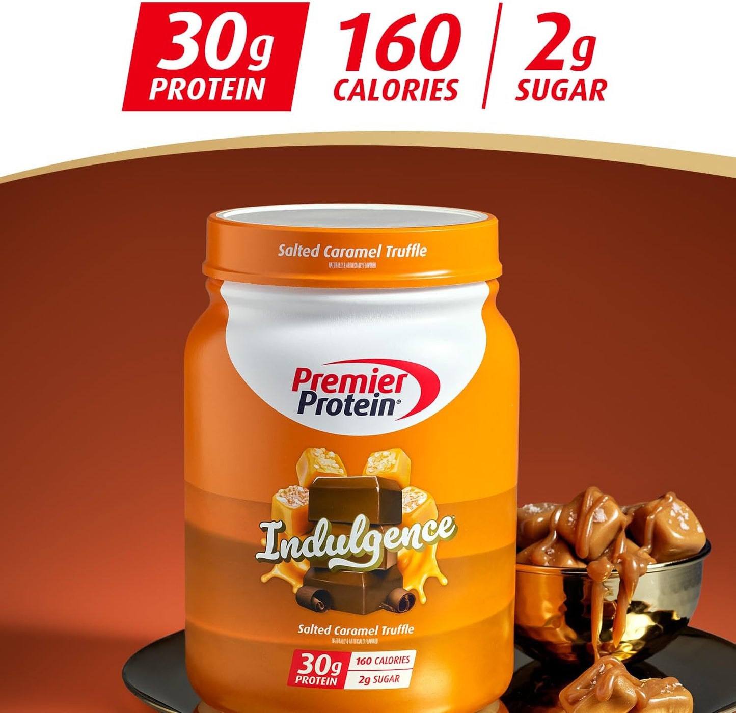 Salted Caramel Truffle Protein Powder with 30g Protein and 3g Sugar - 17 Servings