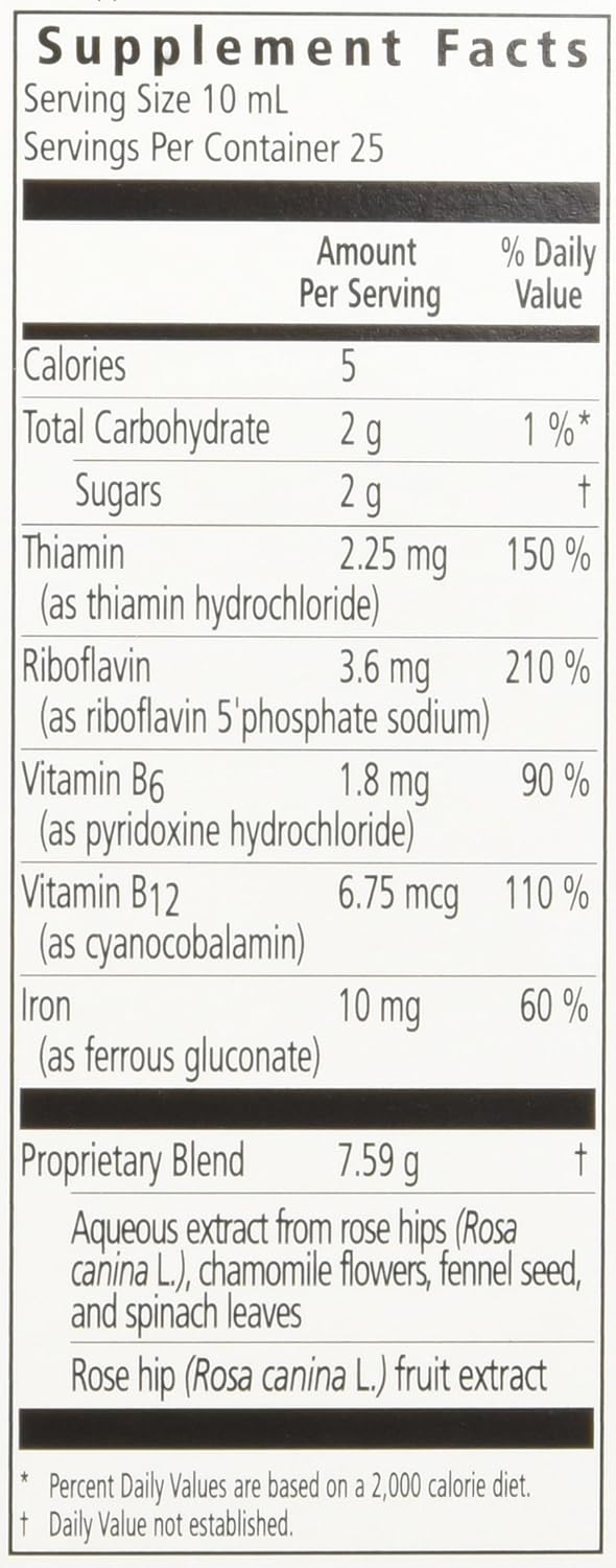 Salus Floradix FLORA - Floravital Liquid Iron & Herb Supplement, 8.5 Fl Oz, Gluten-Free & Vegan