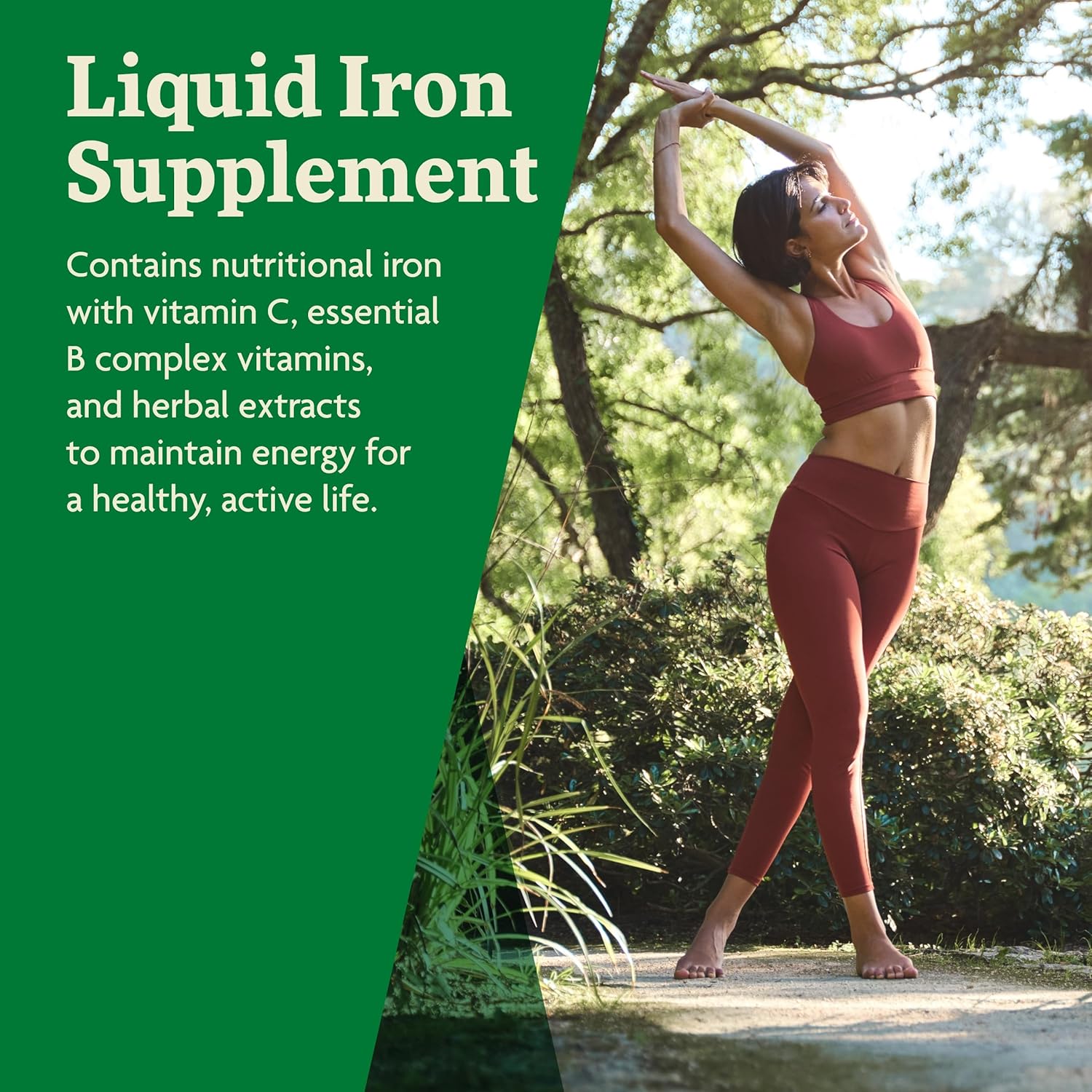 Salus Floradix Liquid Iron & Herbs Supplement for Energy - Vitamin C & B Complex - 8.5 oz Bottle for Men & Women