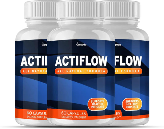 Sampuraka Actiflow Advanced Formula Supplement - 270 Day Supply (3 Packs)