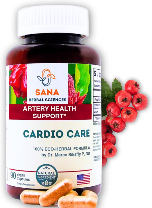 Sana Herbal Sciences Artery Plaque Removal Formula for Heart Health | Natural Supplement to Support Blood Pressure, Cholesterol, and Heart Rhythm | 90 Capsules