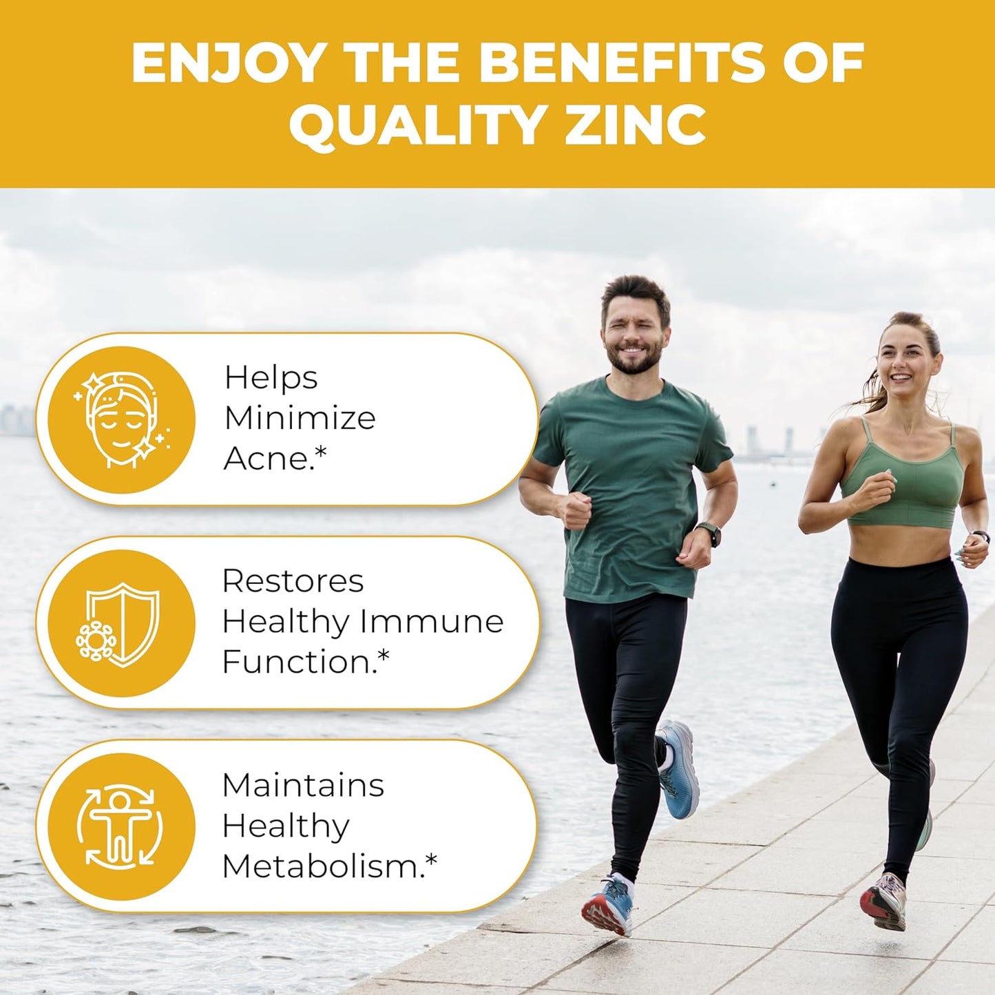 Sandhu Herbals Zinc Capsules & Liquid Drops Bundle - 120 Count Capsules and 4 Oz Drops for Immune and Skin Health - Made in USA