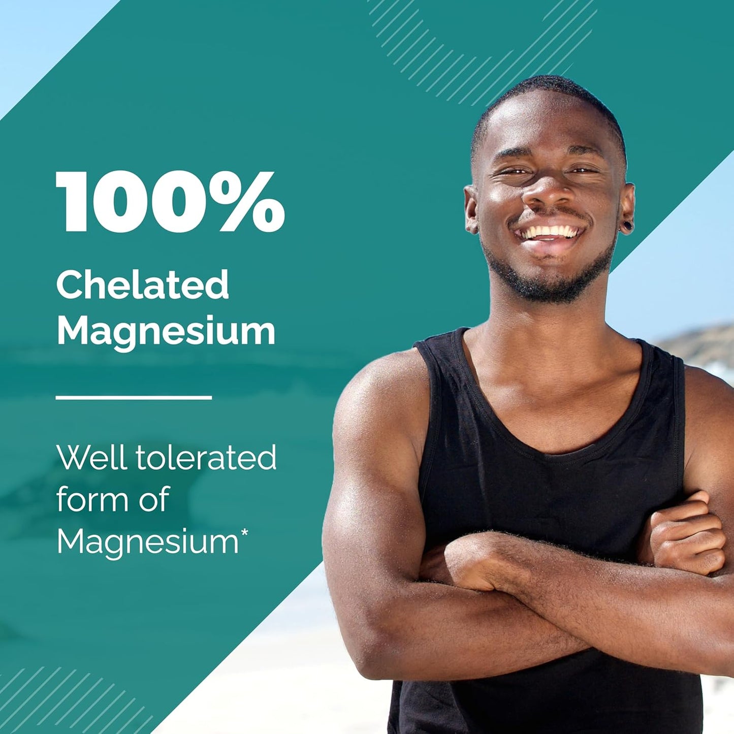 Sandhu's Quercetin & Magnesium Glycinate Complex Capsules for Immune, Muscle, Bone Health & Sleep Support
