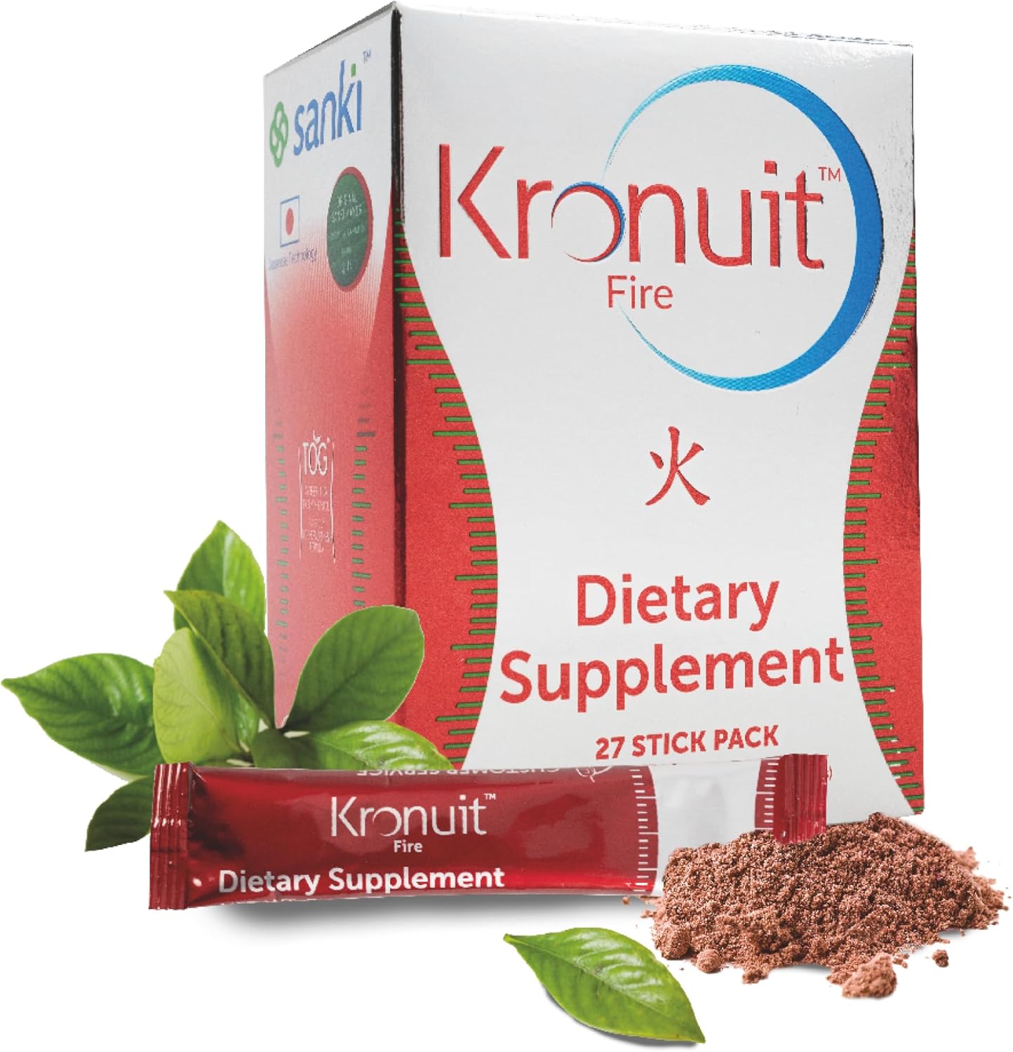 Sanki Kronuit Fire 2.0: All-Natural Thermogenic Supplement with 27 Red Berries Packets