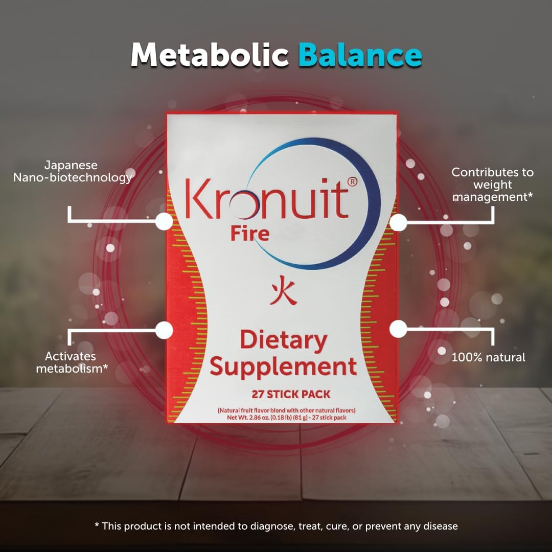 Sanki Kronuit Fire 2.0: All-Natural Thermogenic Supplement with 27 Red Berries Packets