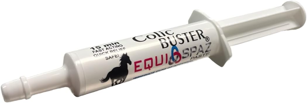 Saratoga Veterinary Product: Equi-Spaz Digestion Supplement for Horses - Fast Relief from Intestinal Gas and Colic (6 Pack)