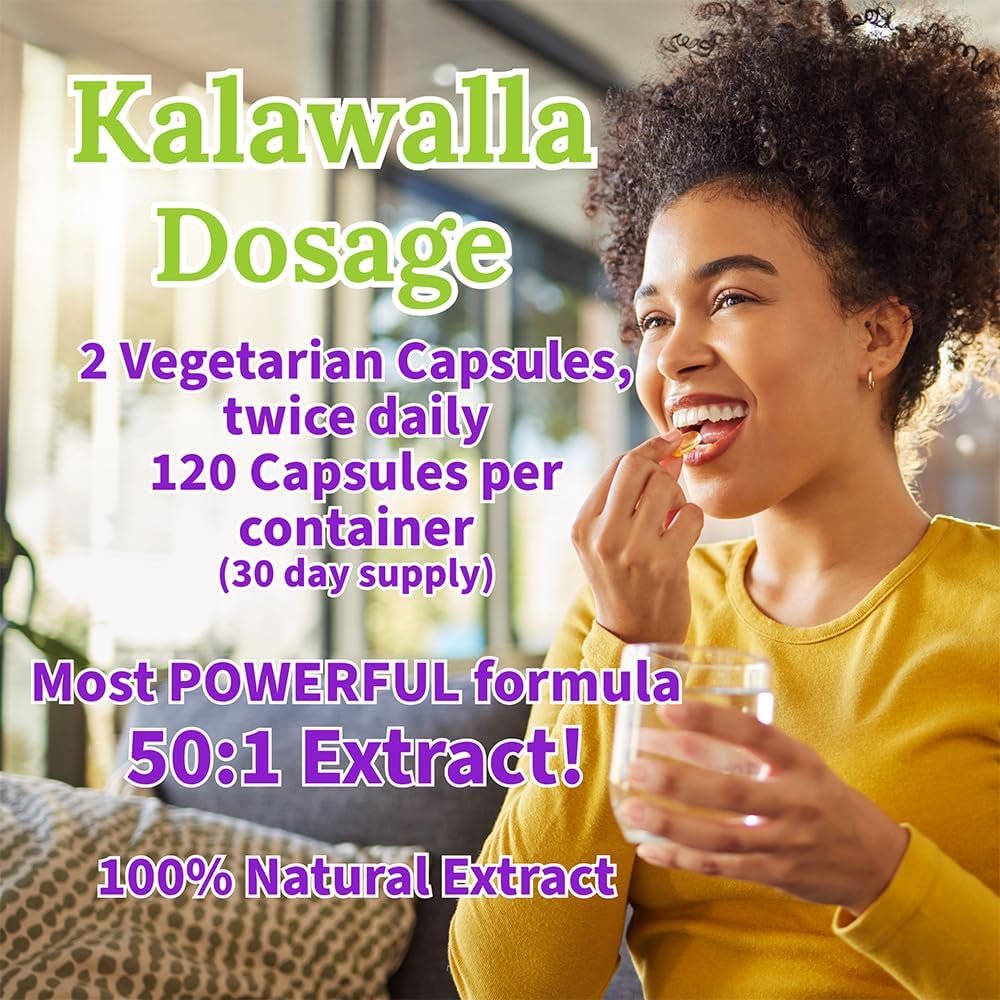 Save $12 on 3-Pack of Kalawalla Organic Hope with Polypodium Leucotomos, 400mg, 50:1 Extract Ratio, Immune System Support